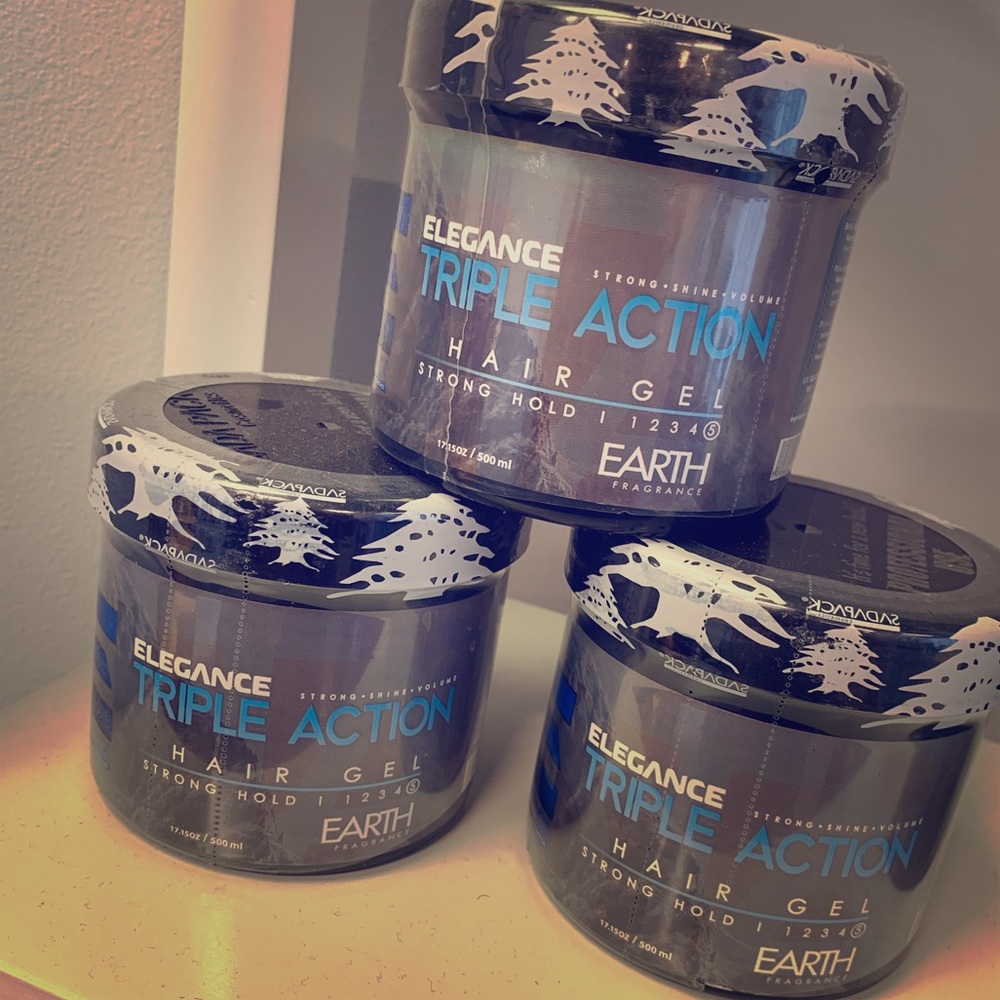 Elegance Triple Action hair gel Strong hold